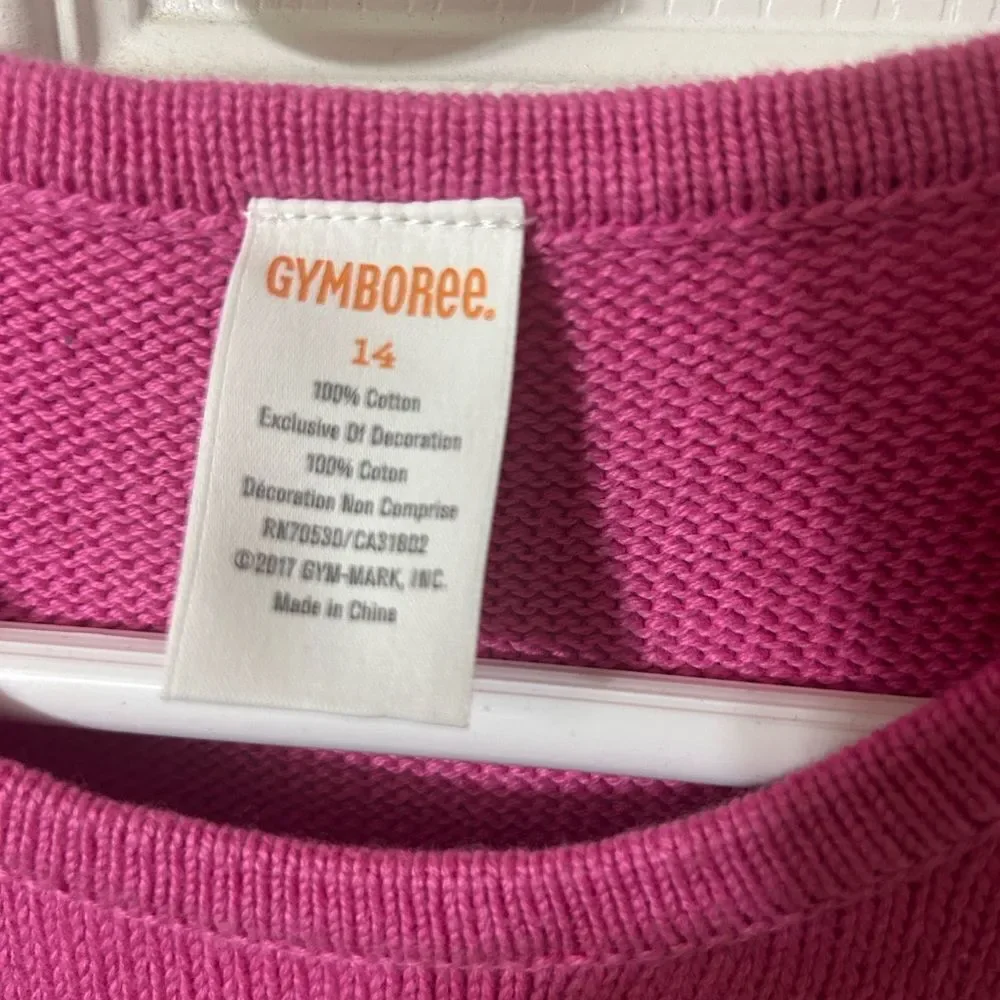 Gymboree Girls Pink Sweater Cotton Dress(Size 14)